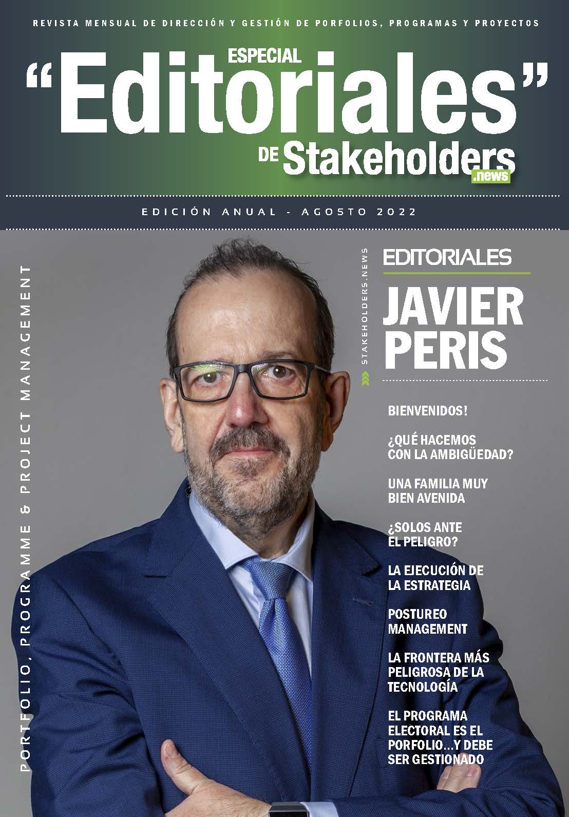 Revista Stakeholders - Primera Temporada - Editoriales con Javier Peris