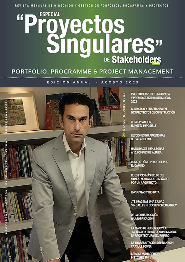 Especial "Proyectos Singulares" 2023 de Stakeholders.news con Carlos Pampliega